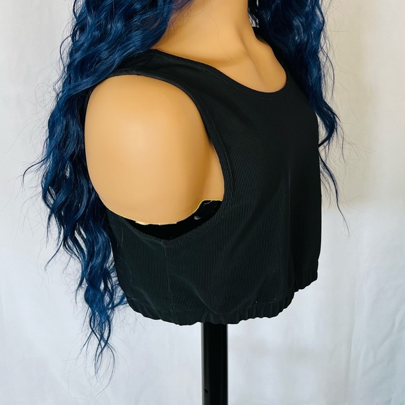 Gorgeous 24” Indigo Blue 13x2.5 Lace Front Wig for Daily Wear-Events-Cosplay - Picture 6 of 13